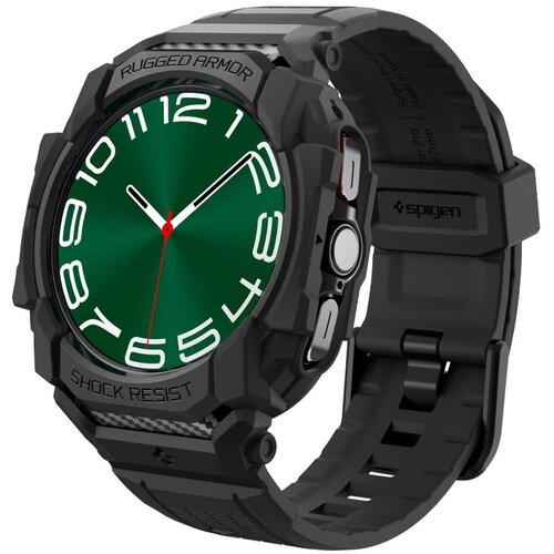 Pasek SPIGEN Rugged Armor Pro do Samsung Galaxy Watch Ultra (47mm) Czarny