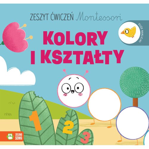 Kolorowanka Zeszyt ćwiczeń Montessori Kolory i kształty (miękka okładka)