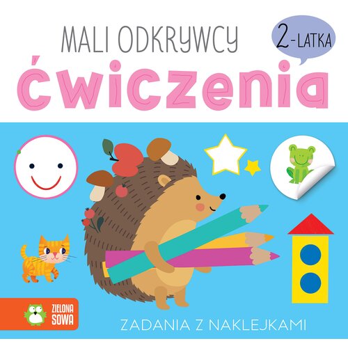 Książka z zadaniami Mali odkrywcy. Ćwiczenia 2-latka (miękka okładka)