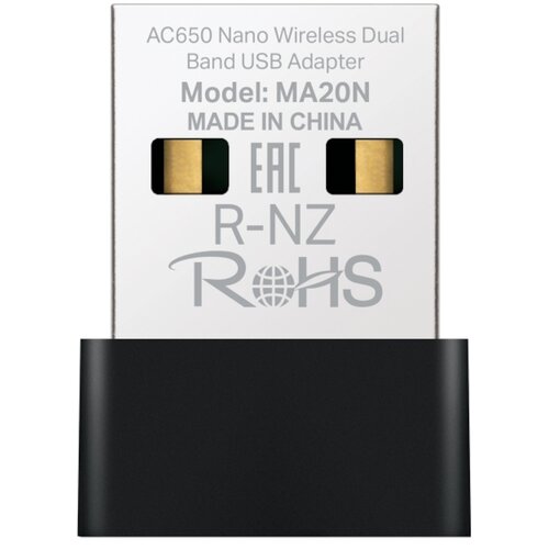 Karta sieciowa MERCUSYS MA20N USB-A, Zewnętrzna, 2.4 / 5 GHz