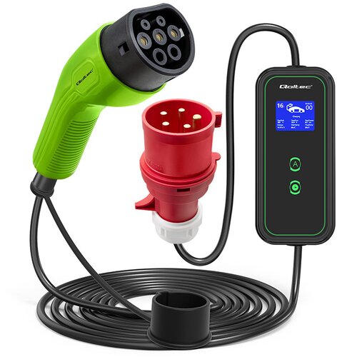 Ładowarka do samochodu elektrycznego QOLTEC 52477 Typ 2 7kW