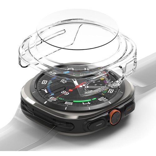 Etui RINGKE Slim do Samsung Galaxy Watch Ultra 47mm Przezroczysty + szkło
