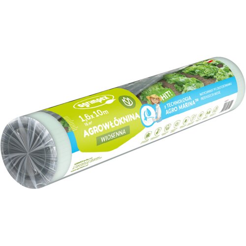 Agrowłóknina osłaniająca AGRIMPEX HOBBY M3077 1.6 x 10 m z technologią AgroMarina