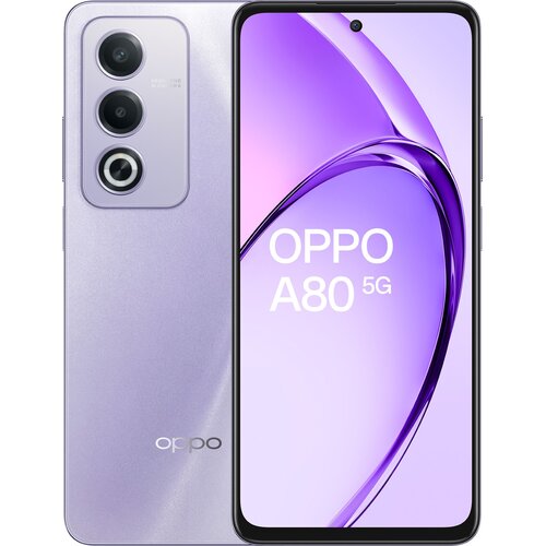 Smartfon OPPO A80 5G 8/256 6.67" 120Hz Fioletowy