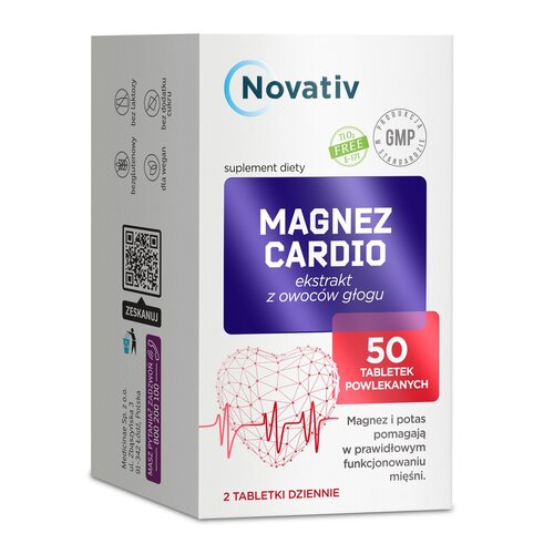 Magnez NOVATIV Cardio (50 kapsułek)