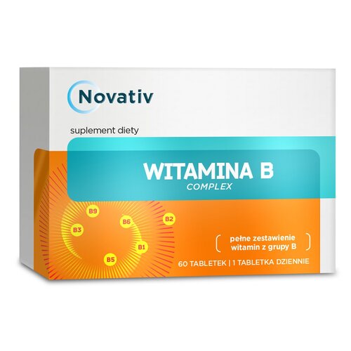 Kompleks witamin NOVATIV Witamina B (60 tabletek)