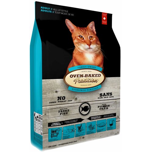 Karma dla kota OBT Cat Food Adult Ryba 2.27 kg