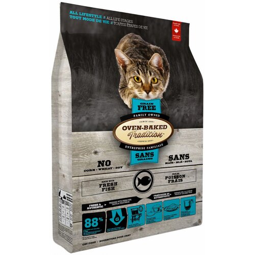Karma dla kota OBT Cat Food Grain Free Ryba 1.13 kg