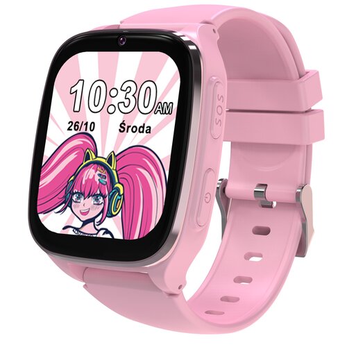 Smartwatch KIANO Watch KID Princess 4G LTE Różowy