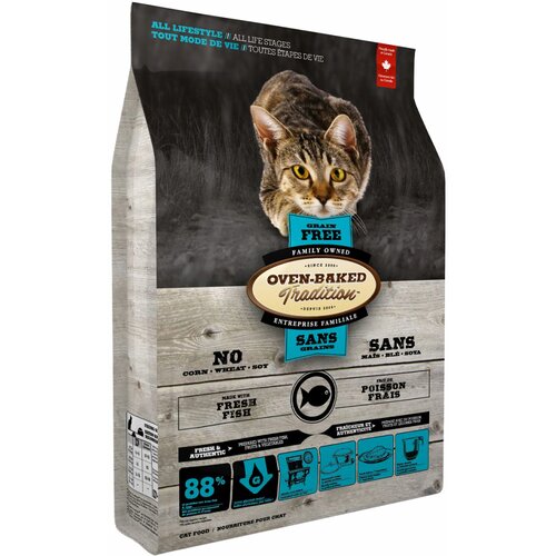 Karma dla kota OBT Cat Food Grain Free Ryba 2.27 kg