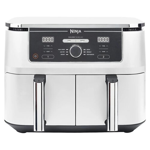 Air Fryer Frytkownica beztłuszczowa NINJA Foodi AF400EUWH Dual Zone Biały z podwójnym koszem