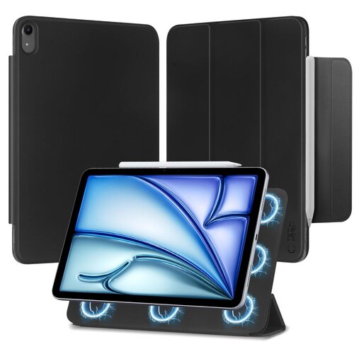 Etui na iPad Air TECH-PROTECT Smartcase Magnetic Czarny