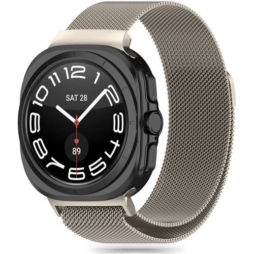 Pasek TECH-PROTECT MilaneseBand do Samsung Galaxy Watch Ultra 47mm Jasnobeżowy
