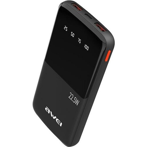 Powerbank AWEI P10K 10000mAh 22.5 W Czarny