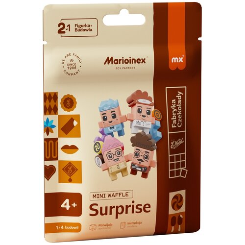 Klocki elastyczne MARIOINEX Mini Waffle E. Wedel Saszetka 906361 (1 saszetka)