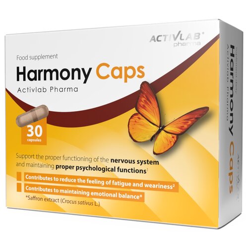 Kompleks witamin i minerałów ACTIVLAB Harmony Caps (30 kapsułek)
