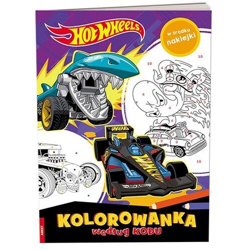 Kolorowanka Hot Wheels Kolorowanka według kodu KKO-1601 (miękka okładka)
