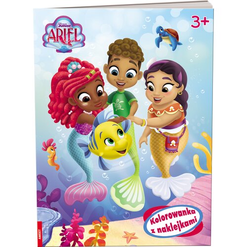 Kolorowanka Disney Ariel z naklejkami NA-9133 (miękka okładka)