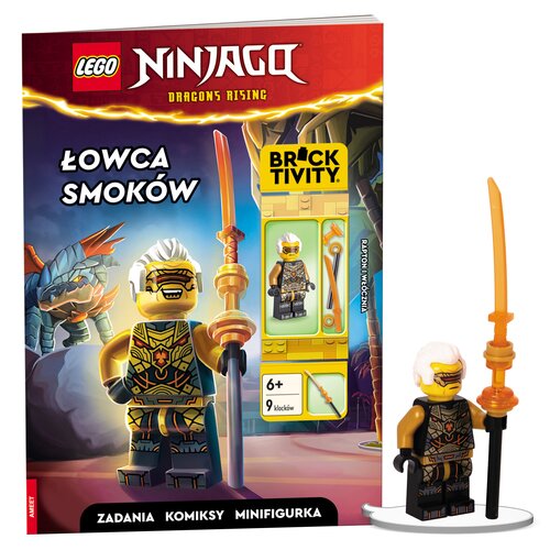 Książka LEGO Ninjago Łowca smoków LNC-6733 (okładka miękka)