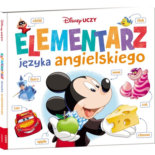 Książka Disney Uczy Elementarz języka angielskiego (twarda okładka)