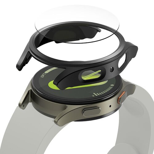 Etui RINGKE Slim do Samsung Galaxy Watch 7 44mm Czarny + szkło