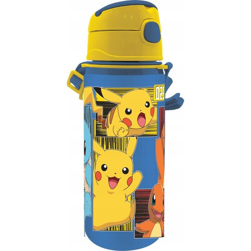 Butelka do wody KIDS EUROSWAN PK00033 Pokemon Żółto-niebieski