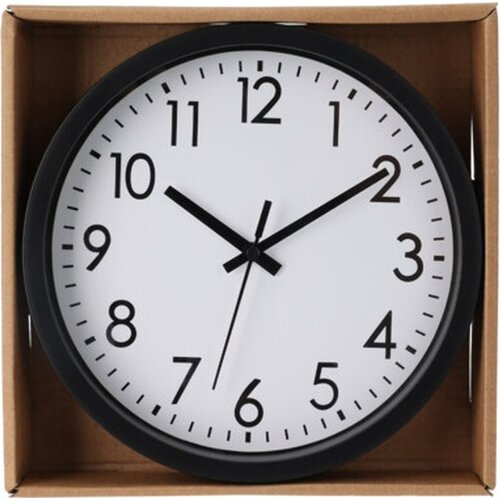 Zegar ścienny EXCELLENT HOUSEWARE PP 20 cm Czarny