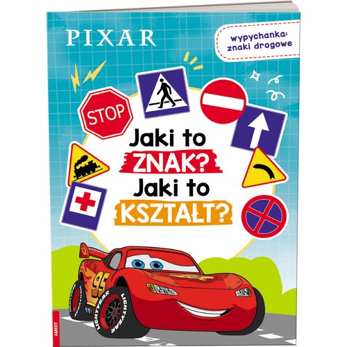 Książka z zadaniami Disney Pixar. Jaki to znak, jaki to kształt? (miękka okładka)