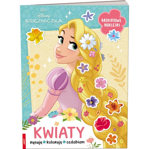 Kolorowanka Disney Księżniczka Kwiaty KWI-9101 (miękka okładka)