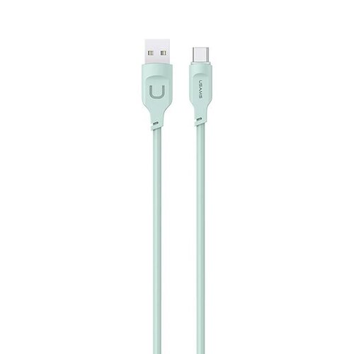 Kabel USB - USB-C USAMS Lithe Series 66W 1.2 m Zielony