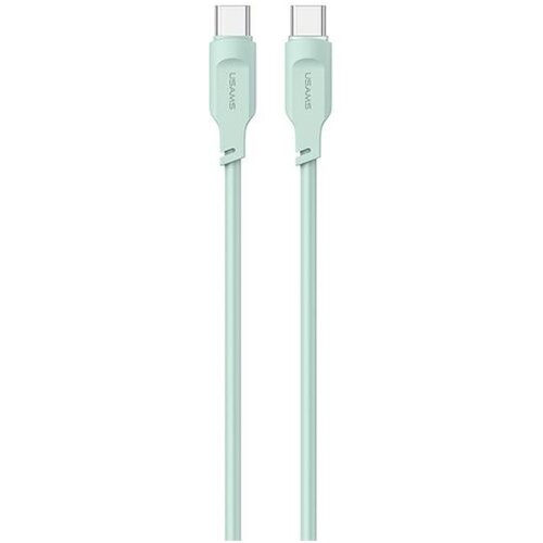 Kabel USB-C - USB-C USAMS SJ567USB04 100W 1.2 m Zielony