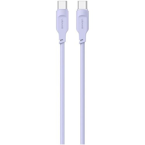 Kabel USB-C - USB-C USAMS SJ567USB03 100W 1.2 m Fioletowy