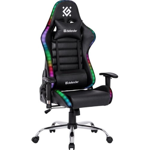 Fotel DEFENDER Ultimate RGB Czarny