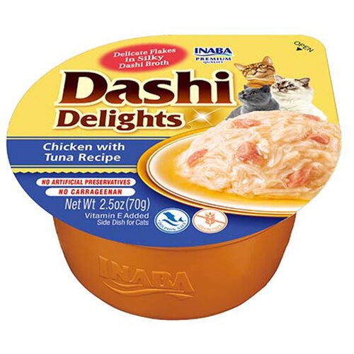 Karma dla kota INABA Dashi Delights Chicken Tuna 70 g