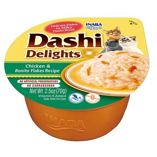 Karma dla kota INABA Dashi Delights Kurczak i tuńczyk bonito 70 g