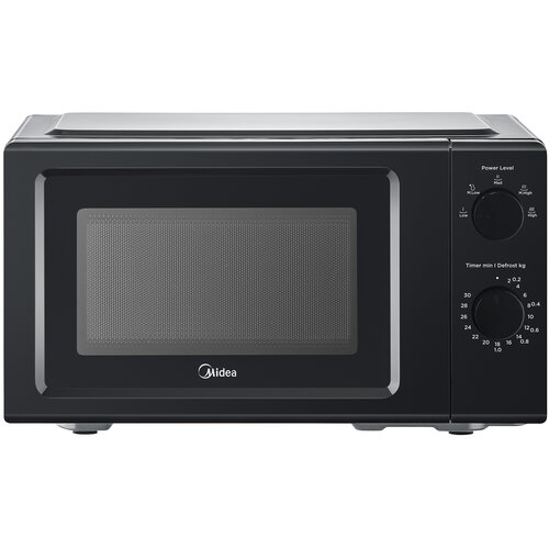 Kuchenka mikrofalowa MIDEA MD-MP012MK-BK 700W średnica 24.5 cm pojemność 19L Technologia inwerterowa innowave  Czarny