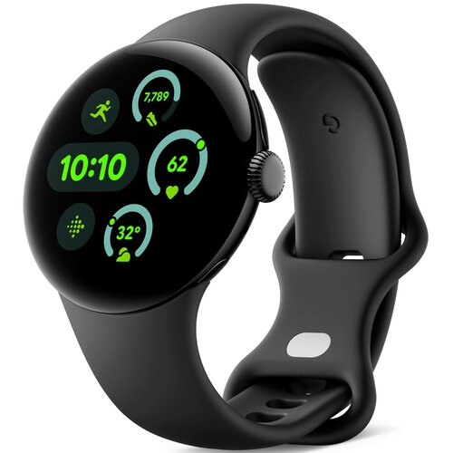 Smartwatch GOOGLE Pixel Watch 3 45mm Obsydian (LTPO Amoled do 2000 nitów)