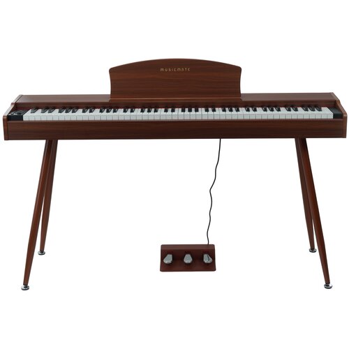Pianino cyfrowe MUSICMATE MM-P40-BW ClassicTouch Brązowy