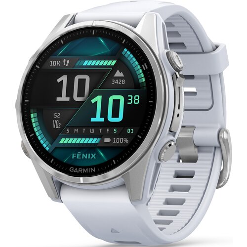 Zegarek sportowy GARMIN Fenix 8 43mm Srebrno-biały