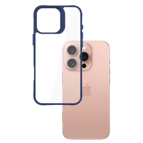 Etui 3MK Satin Armor Case+ do Apple iPhone 16 Pro Przezroczysto-niebieski