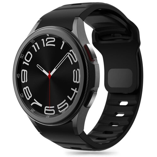 Pasek TECH-PROTECT Silicone Line do Samsung Galaxy Watch 4/5/5 Pro/6/FE Czarny