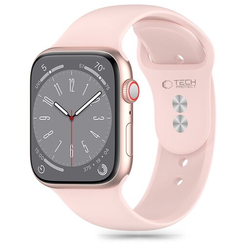 Pasek TECH-PROTECT Silicone do Apple Watch 6/7/8/9/10/SE/Ultra 1/2 (44/45/46/49mm) Różowy
