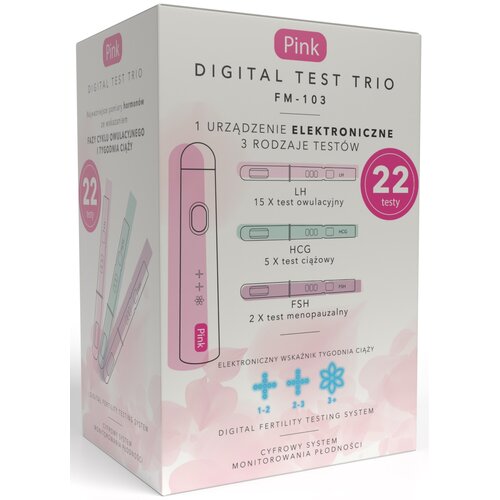 Zestaw do monitorowania płodności PINK Digital Trio