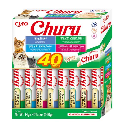 Przysmak dla kota INABA Ciao Churu Variety Tuńczyk (40 x 14 g)