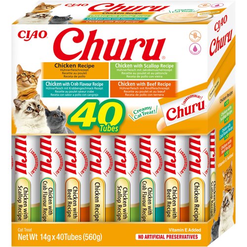 Przysmak dla kota INABA Ciao Churu Variety Kurczak (40 x 14 g)