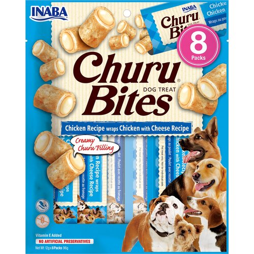 Przysmak dla psa INABA Churu Bites Kurczak z serem (8 x 12 g)