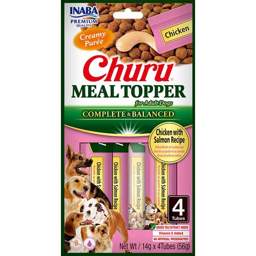 Przysmak dla psa INABA Churu Meal Topper Kurczak z łososiem (4 x 14 g)