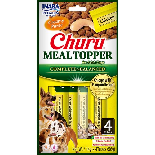 Przysmak dla psa INABA Churu Meal Topper Kurczak z dynią (4 x 14 g)