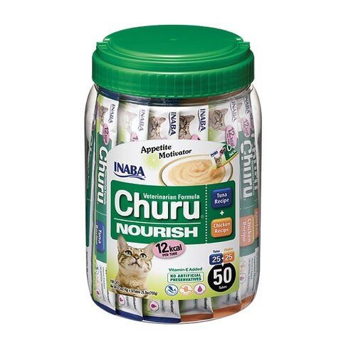 Przysmak dla kota INABA Churu Nourish Tuńczyk Kurczak (50 x 14 g)