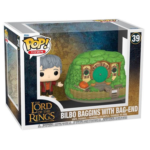Figurka FUNKO Pop: The Lord of the Rings Bilbo Baggins with Bag-End